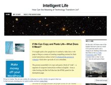 Tablet Screenshot of lifeisintelligent.com